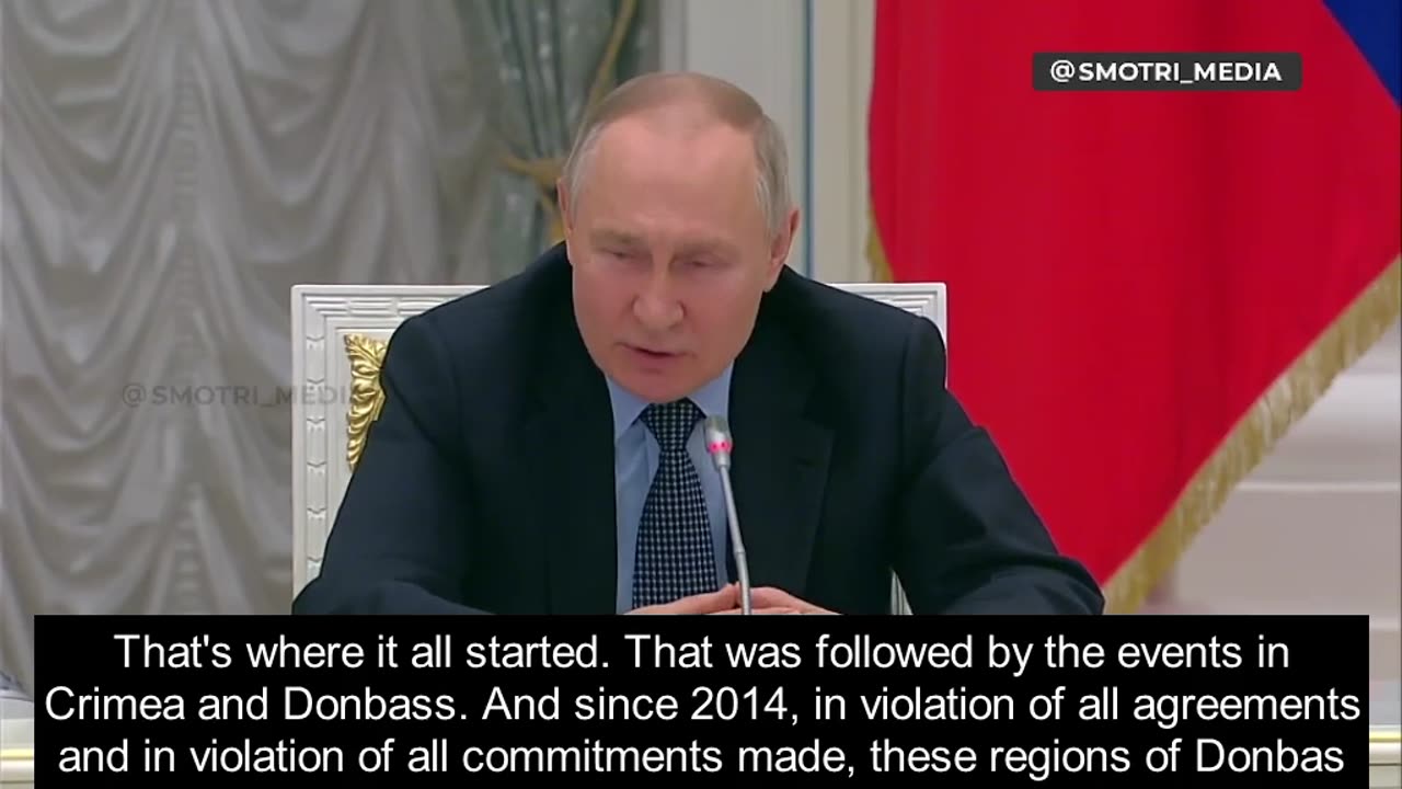 Putin On Crimea & Donbass