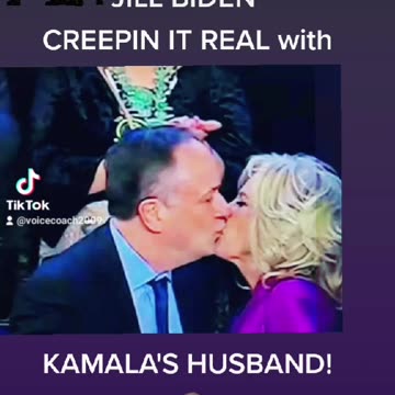JILL CREEEPIN BIDEN IS NOT MY FIRST LADY