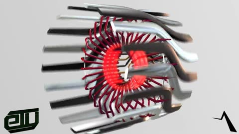 Music Visualizer - Heater, Jet Engine style Rotating Blades