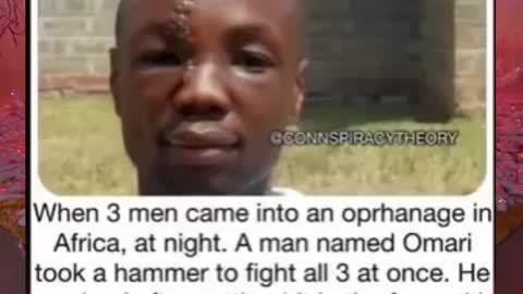 Man Saves Child from 3 guys using a hammer.