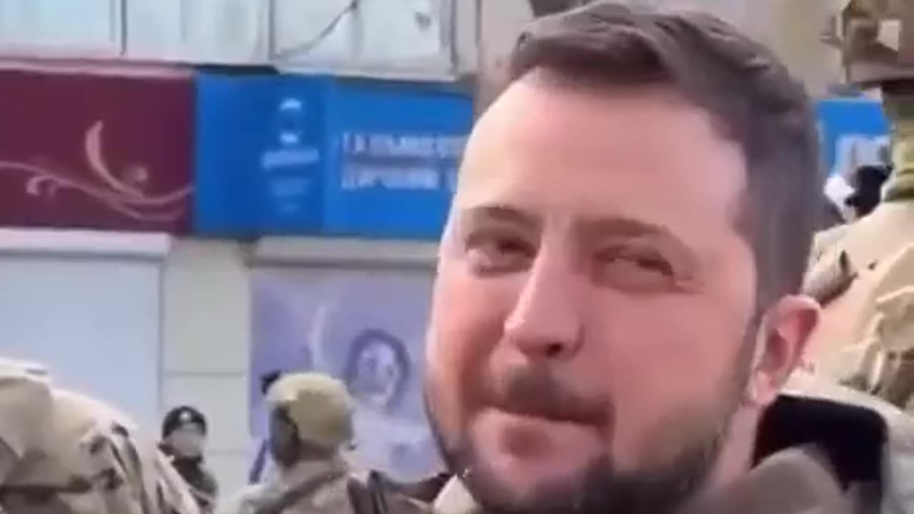 Zelensky's sniffle faces