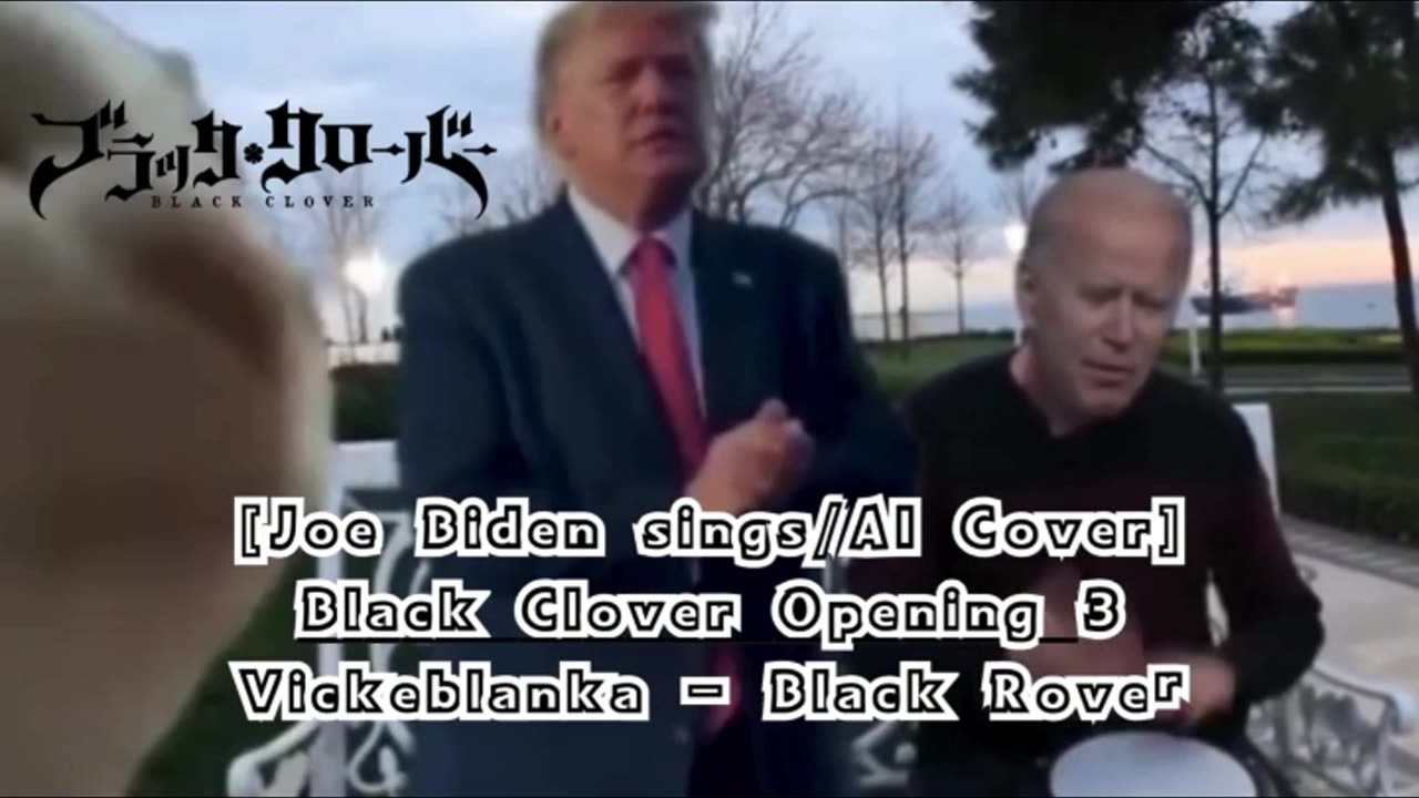 [Joe Biden sings/AI Cover] Black Clover Opening 3 Vickeblanka - Black Rover