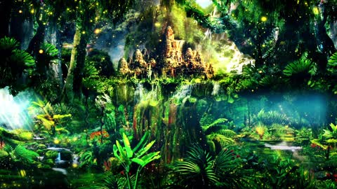 Fantasy Forest Scene Background