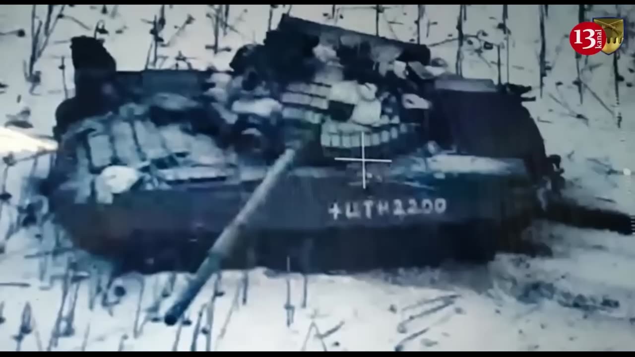 25 Russian tanks destroyed in past two days - Footage of destruction of another tank