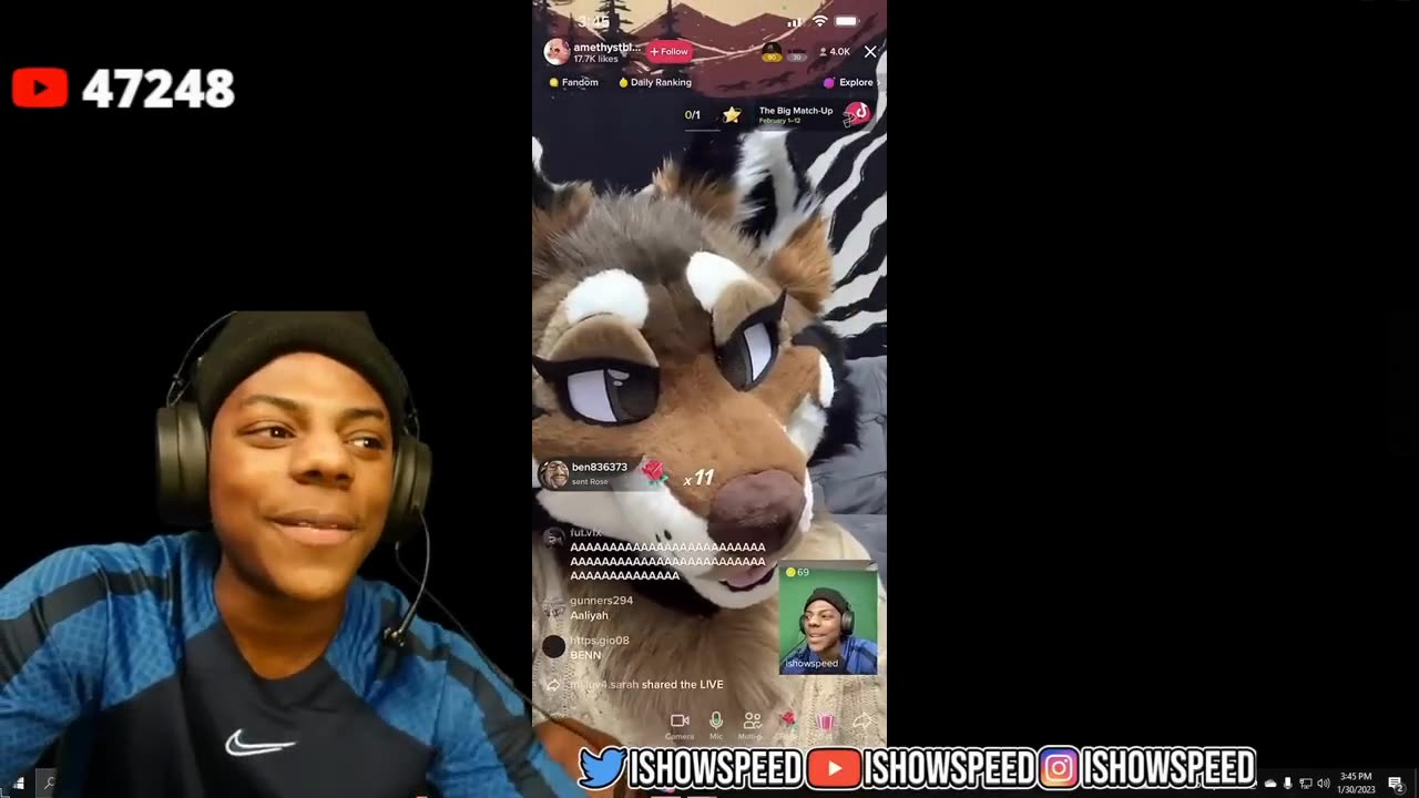 PackGod vs IShowSpeed Behavior towards Furries.