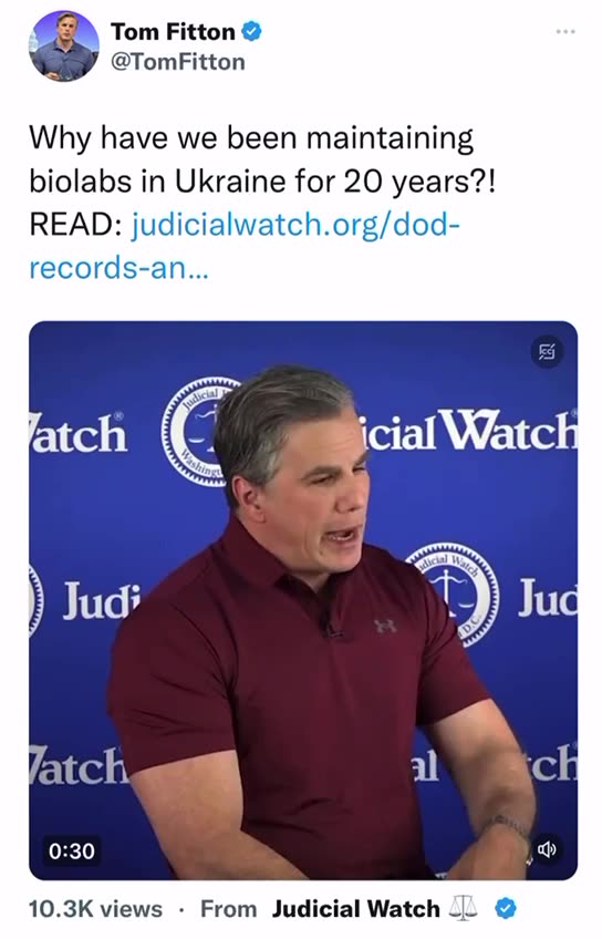 Maintaining Biolabs in Ukraine