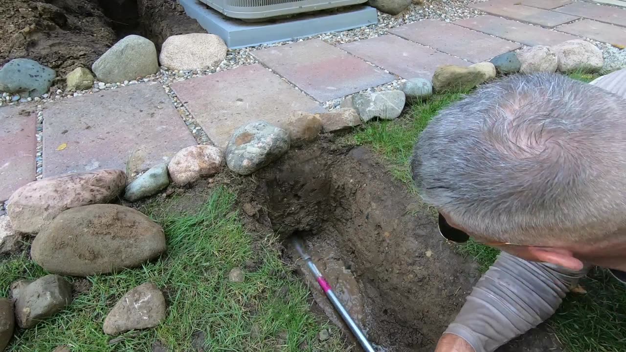 ✋Stop! Don’t destroy that walkway! Bore under it with a pressure washer. Conduit,pipes