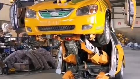 Bumblebee Transformer Car