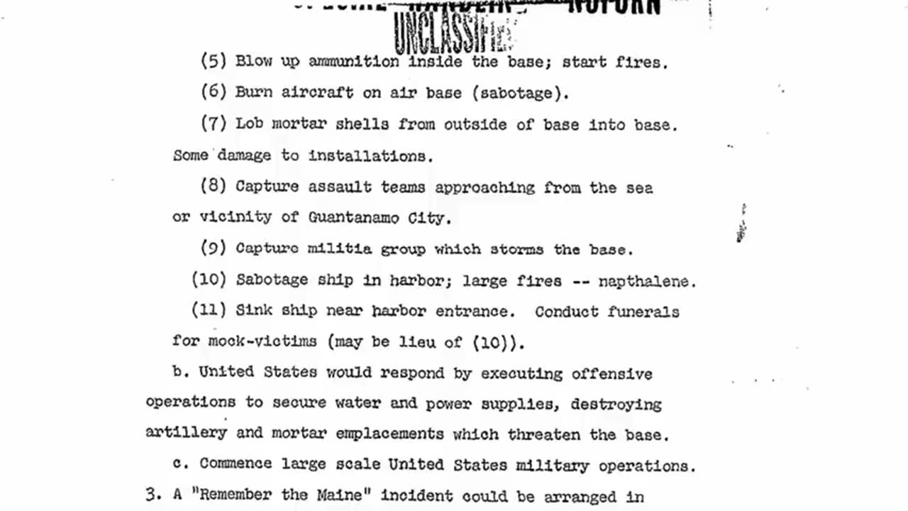 OPERATION NORTHWOODS - SOUND LIKE COVID, 911 OR MAYBE A WEATHER BAWOON FROM CHINA?