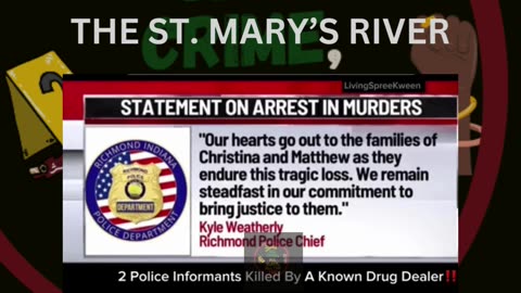 Richmond man ki!lls 2 police "informants", then dumps bodies in Fort Wayne river