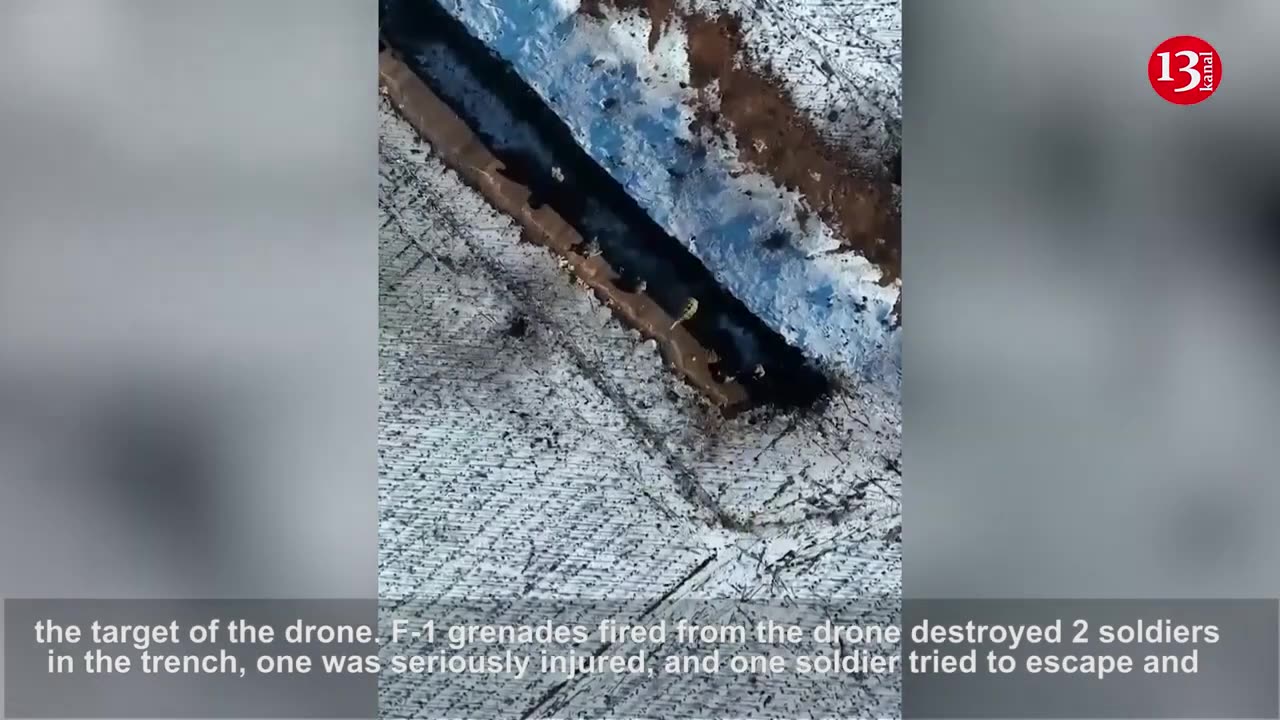 Wounded Russian shoots fellow soldier who sought to flee-this’s what drone did to Russians in trench