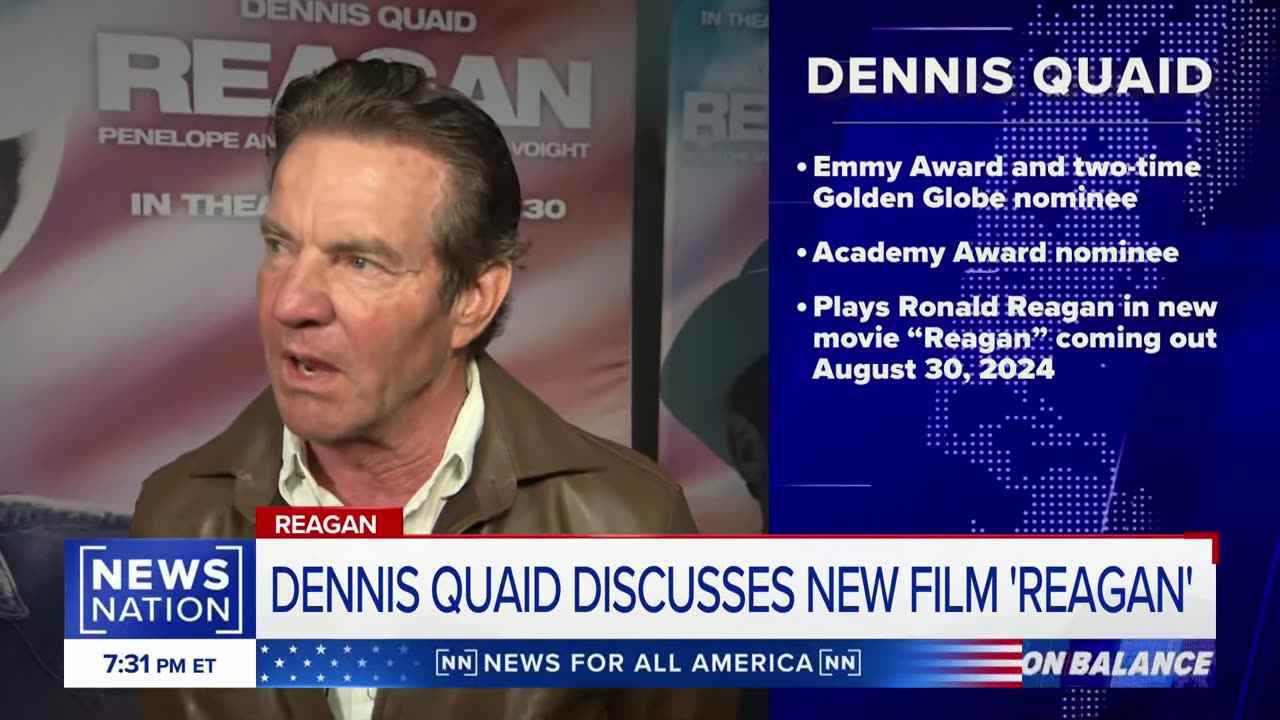 ‘Reagan’ as much a love story as about politics: Dennis Quaid | On Balance