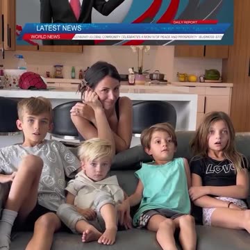 The mother who used A.I to make her children's mess look like it was on the news & the result😂