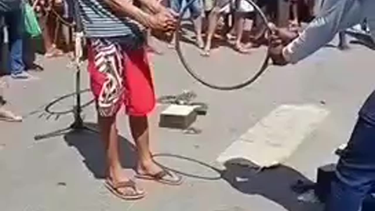 This street acrobatic show is real