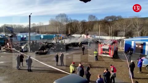 Building with 185 people inside burns down in Crimea - 8 dead