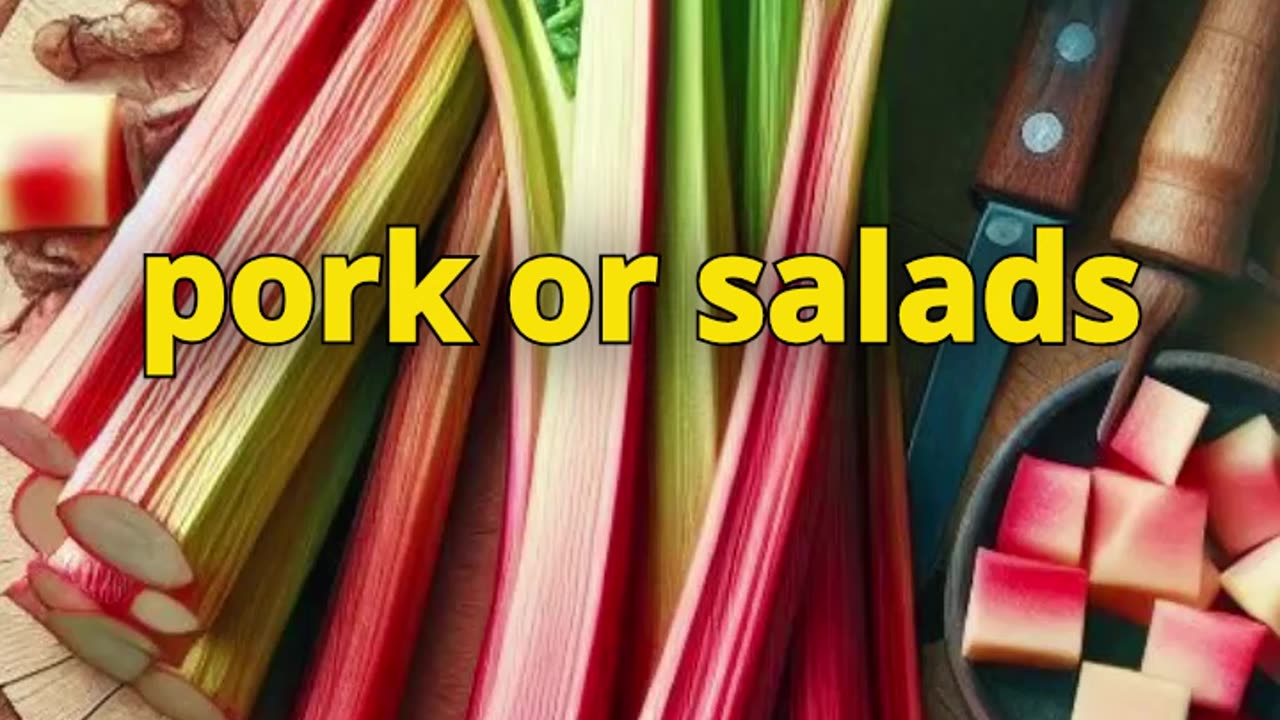 Rhubarb in Savory Dishes