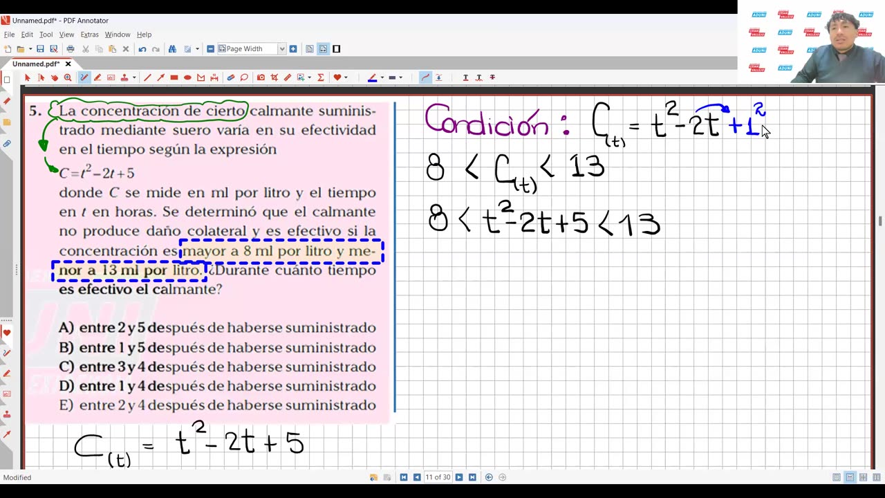 SEMESTRAL ADUNI 2024 | Semana 11 | Álgebra | Geografía | Economía