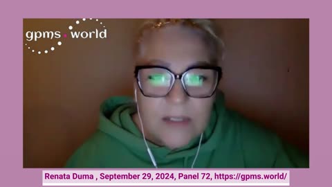 Renata Duma, September 2024, GPMS.WORLD Panel 72