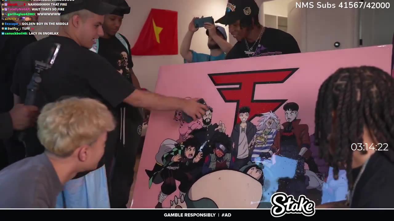 FaZe get Gifted an Insane Painting