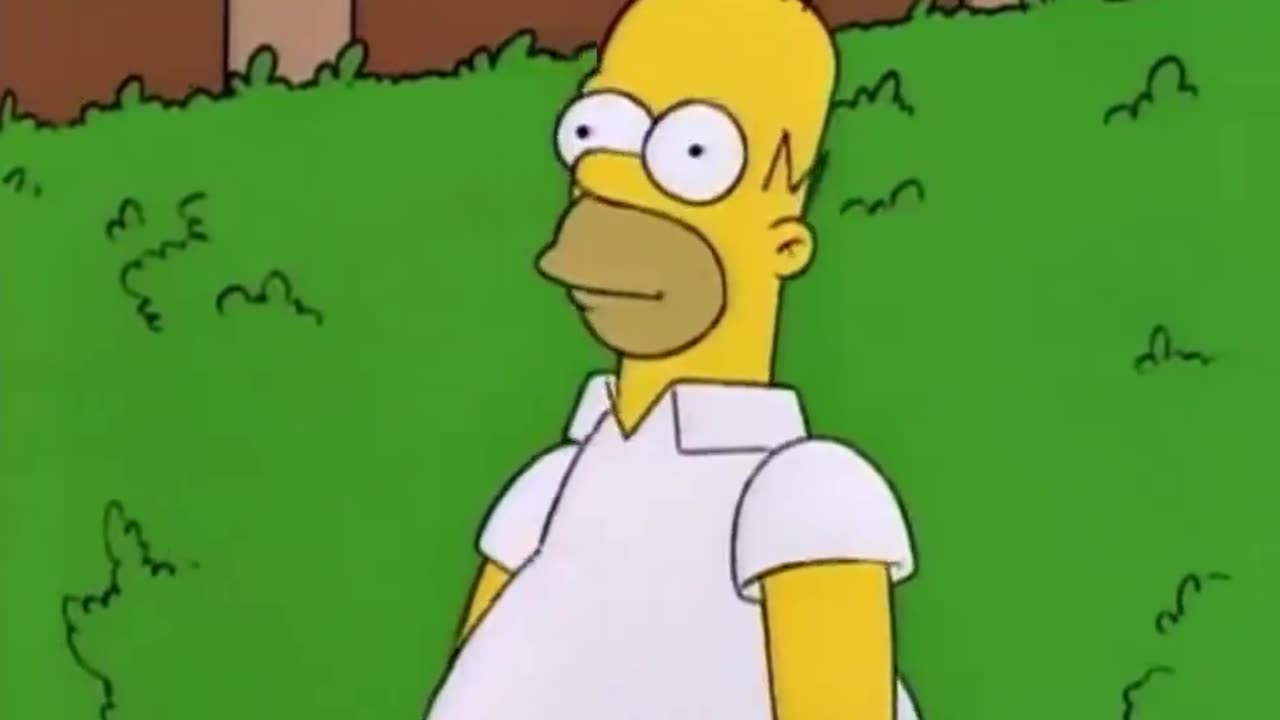 30 years since this "Homer Simpson Backs Into Bushes" scene aired on The Simpsons