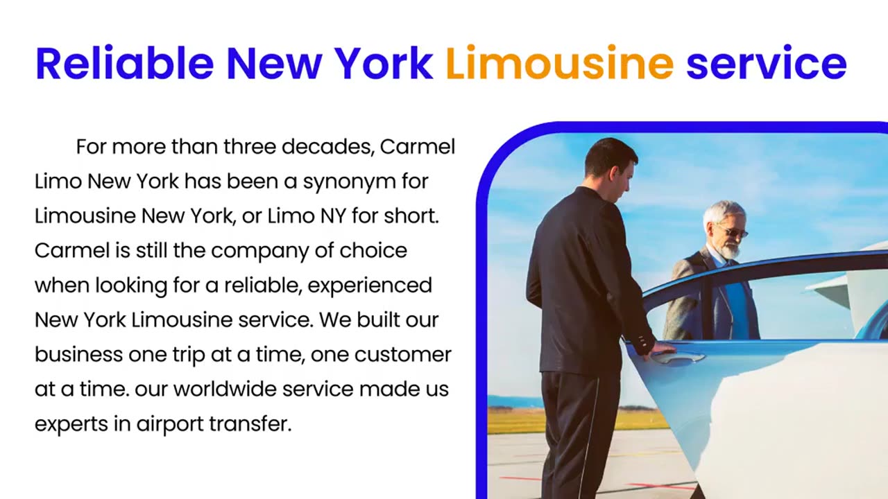 Airport Limousines New York City - Book Limousine - Carmellimo.com