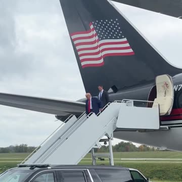 President Trump is wheels down in Pennsylvania 🇺🇸