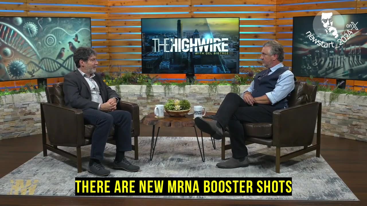 There are new mRNA booster shots being recommended now for children. There is no defense of that