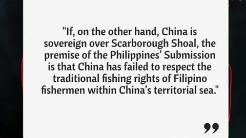 What Filipinos Must Understand About The Scarborough Shoal.