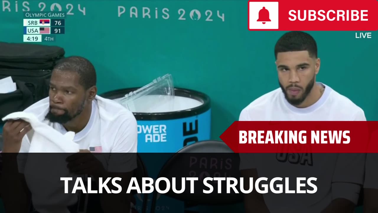 Tatum Reveals Reason For Olympics Struggles