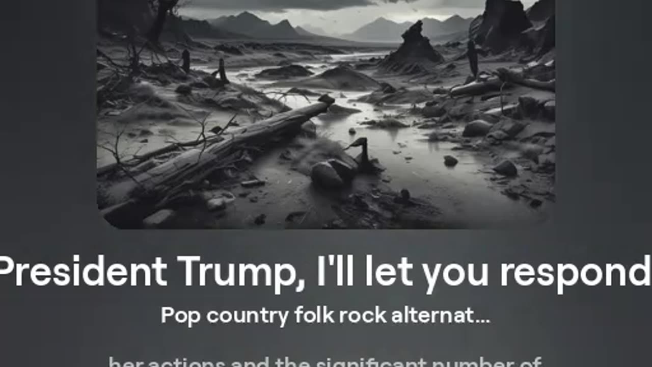 Track 5 - If Trump had an album from his answers in the debate [Pop country folk rock alternative]