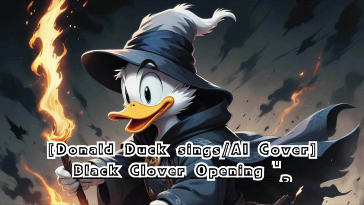 [Donald Duck sings/AI Cover] Black Clover Opening 13 Snow Man - Grandeur