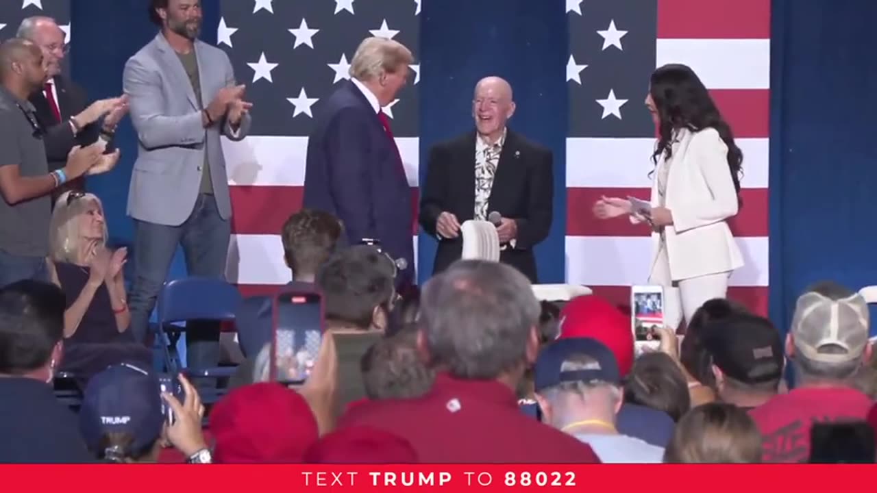 Vietnam veteran who gave President Trump his Purple Heart joins him on stage in North Carolina