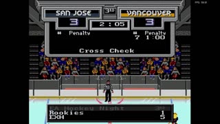 NHL '94 Franchise Mode 1990 Regular Season G26 - Len the Lengend (SJ) at Hockeyfan (VAN)