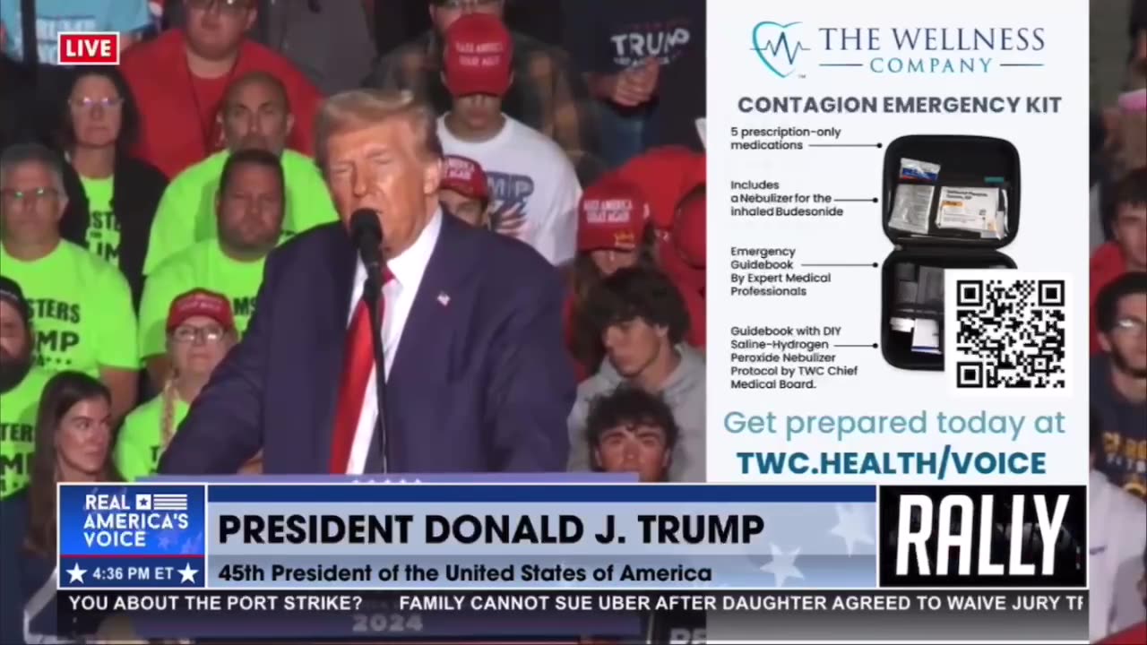 Trump: 'The teleprompter just went out!'