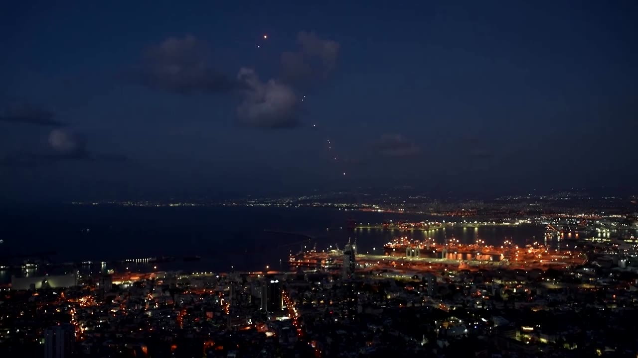 Air defenses intercept rockets from Lebanon into northern Israel