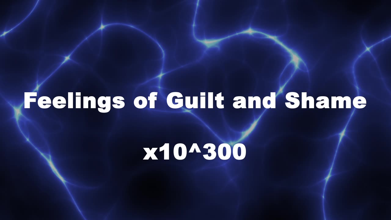 Amplified Reiki [AR] for Feelings of Guilt and Shame - 10^300 x Stronger Energy