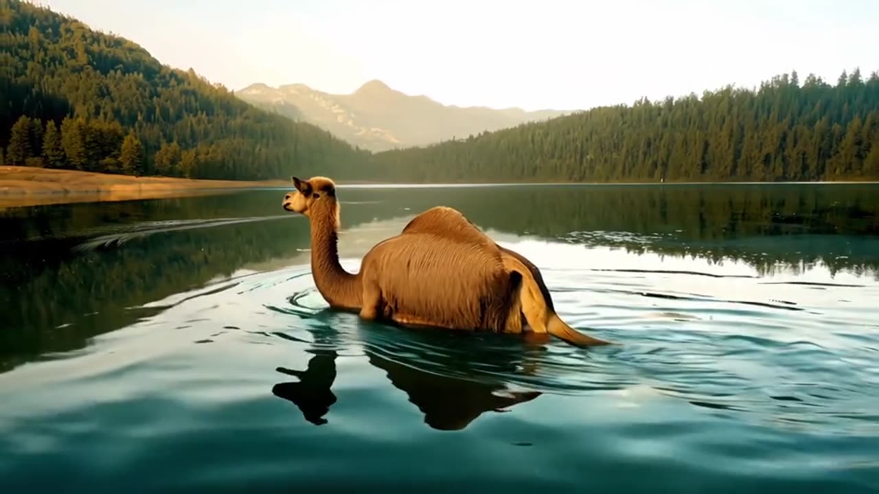 Fish in a camel shape