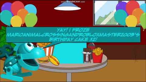Ice Mechakoopa Freezes MarioAnimalCrossingAndRobloxMaster2003's Birthday Cake/Grounded