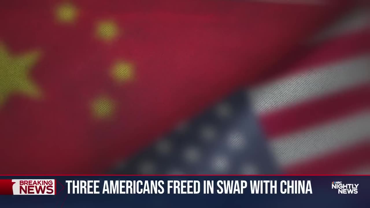 Three Americans released by China in prisoner swap