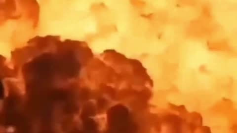 Huge blast every where fire