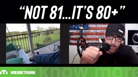 “Not 81…it’s 80+”
