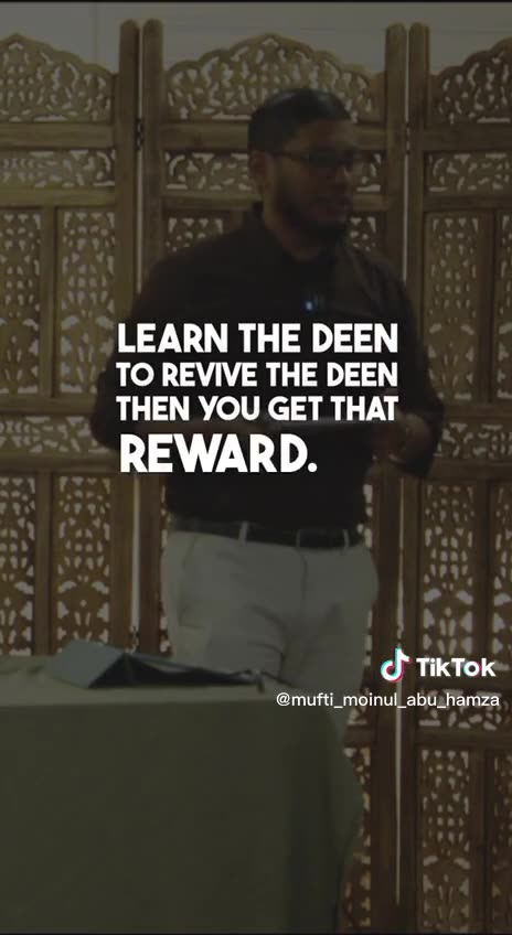 Learn your Deen.