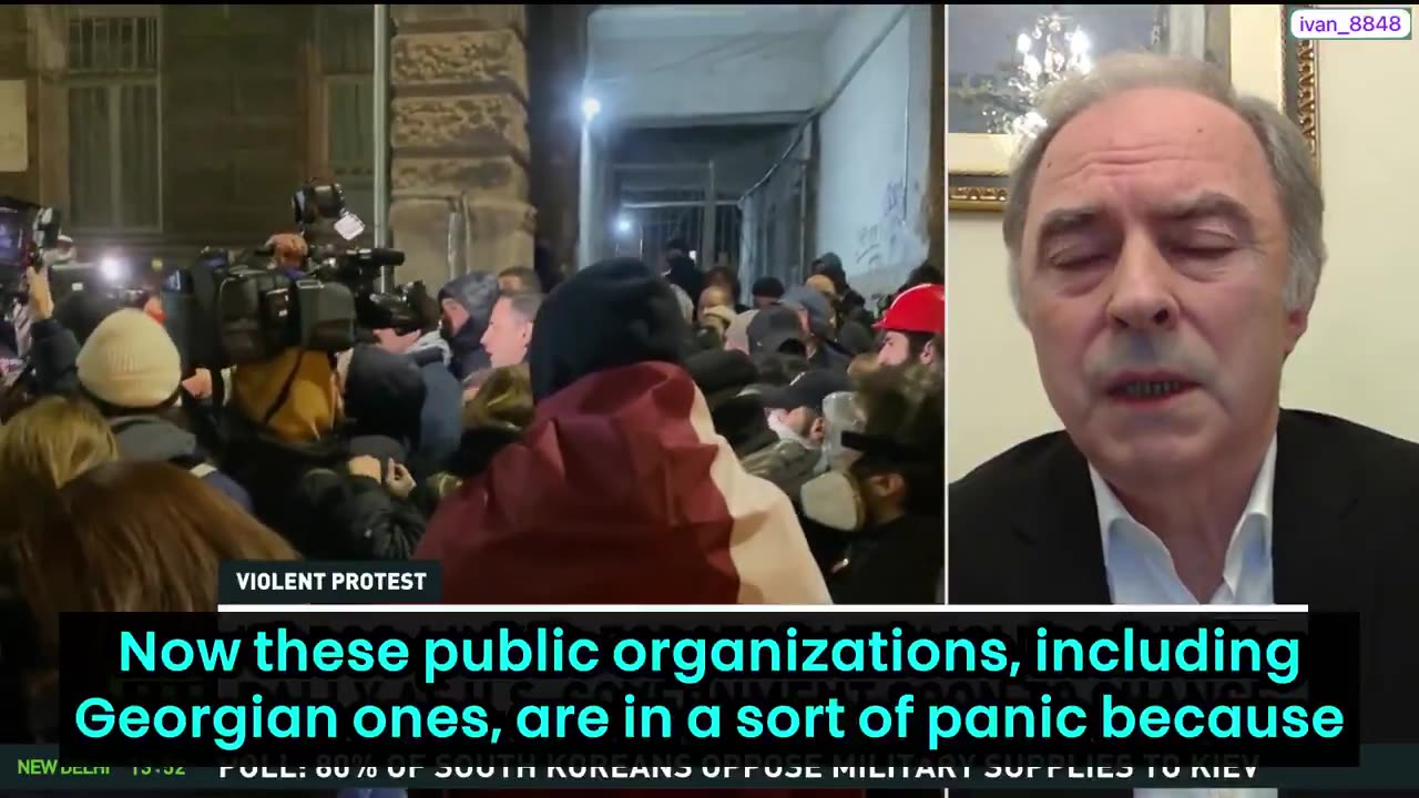 Protests like those in Tbilisi Georgia are ‘carried out in countries designated for revolution by NGOs primarily funded by the Soros foundation"– Alexander Chachiya