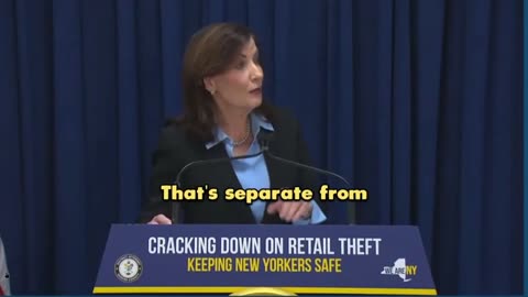 NY Governor Hochul is now groveling to Trump because she is on the losing end