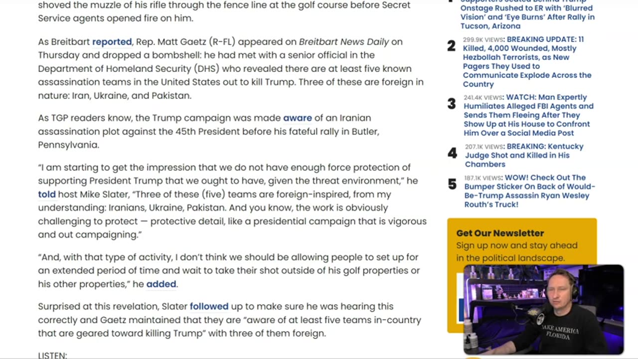 WeAreChange🚨$150,000 Bounty And 5 Assassination Teams Targeting Trump!