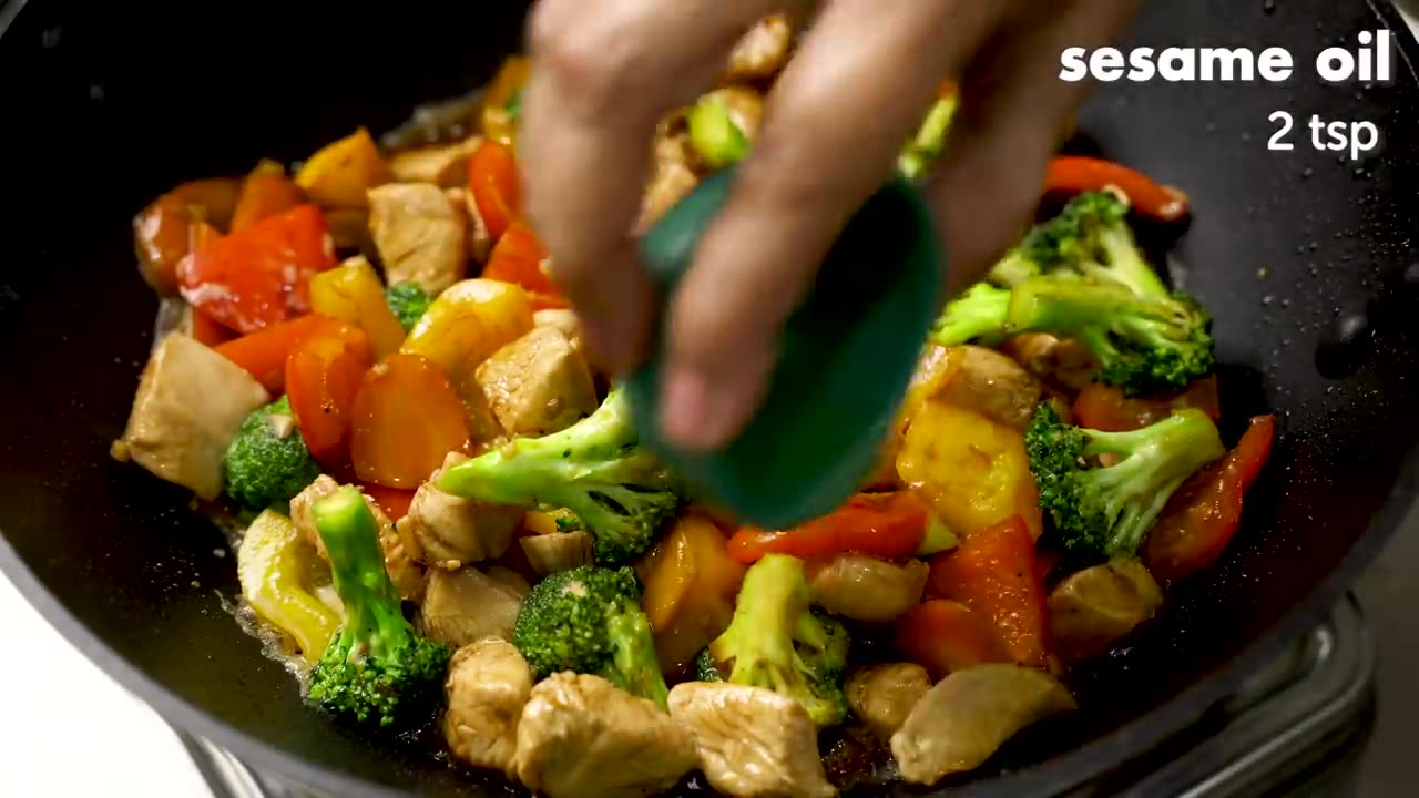 Stir-Fried Chicken and Vegetables