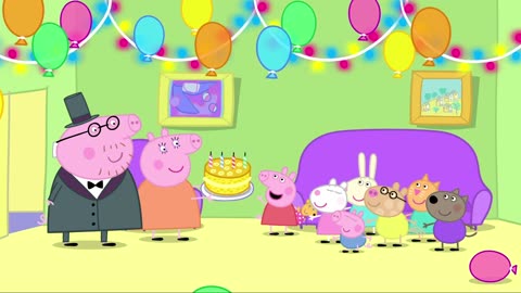 Peppa Pig's Birthday Party! 🎈