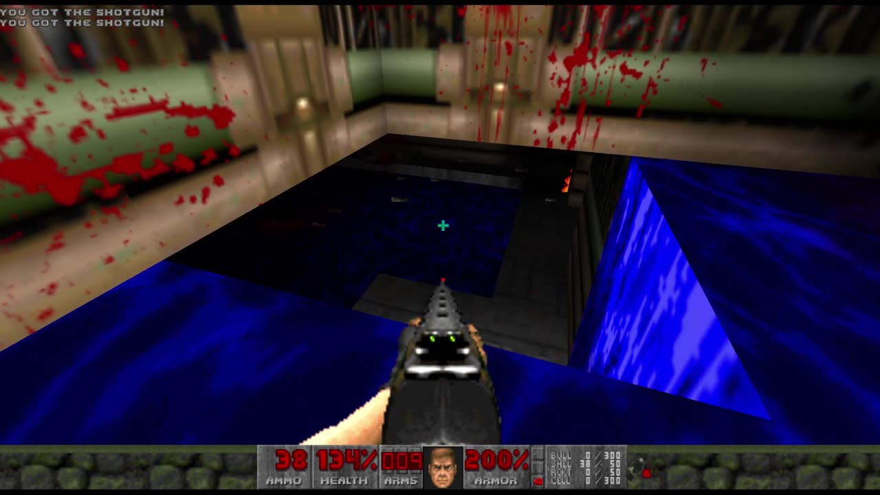Brutal Doom 2 - Hell on Earth - Pistol Start - Hard Realism - Underhalls (level 2)