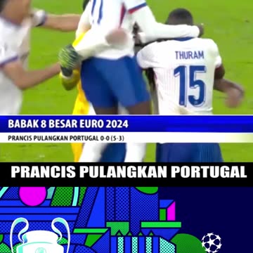 Perancis VS Portugal Euro 2024