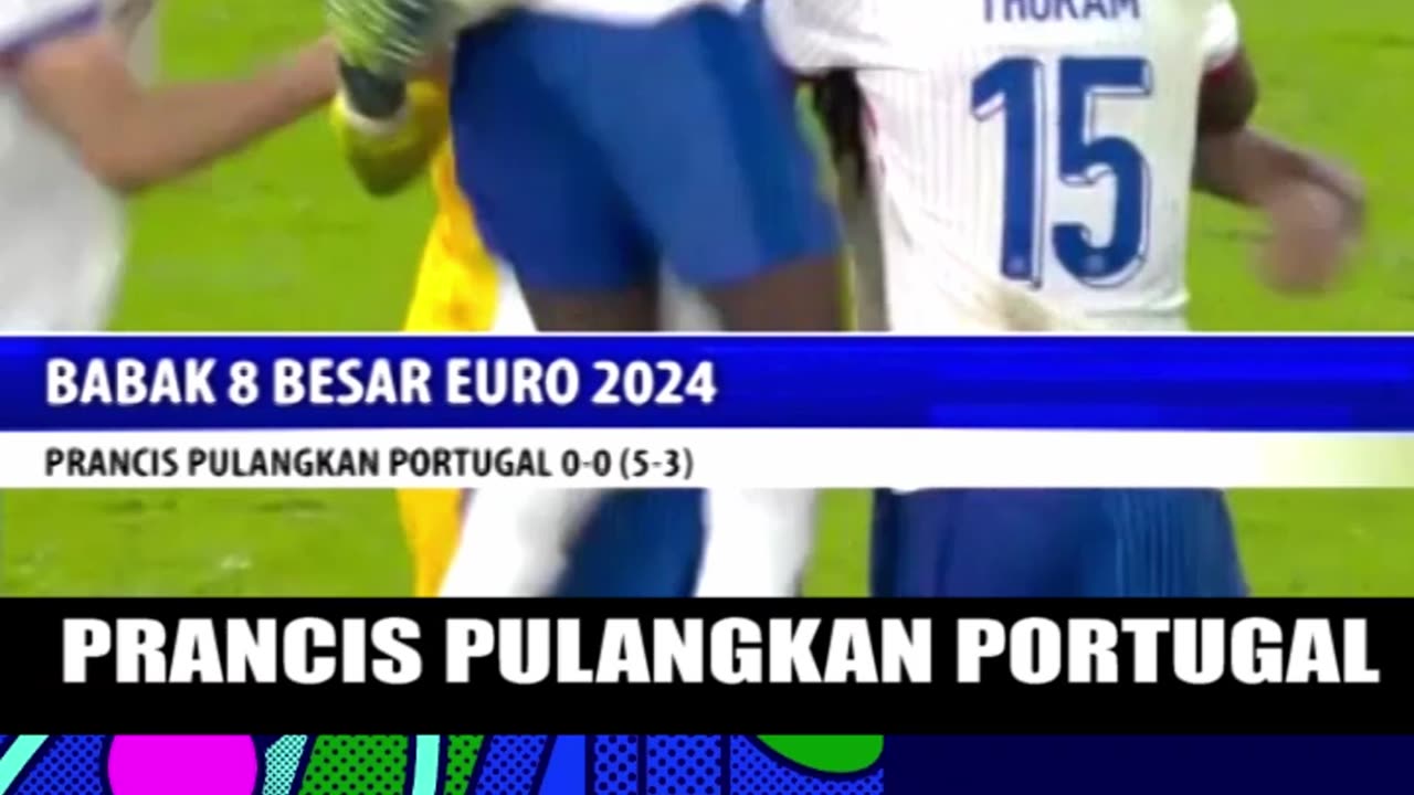 Perancis VS Portugal Euro 2024